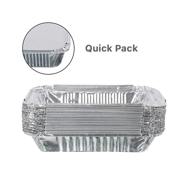 Aluminum Foil Box Pack Container with Lid (660ml) 1pack - photo 4