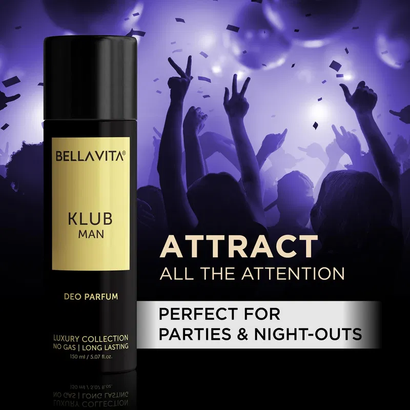 Bella Vita KLUB Men Body Perfume 150ml - photo 2