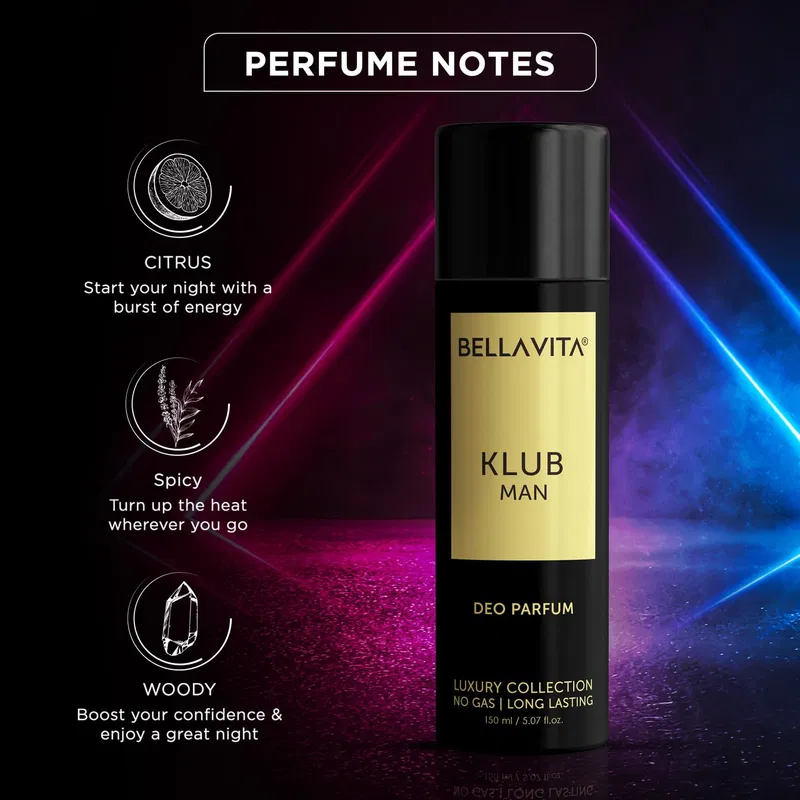 Bella Vita KLUB Men Body Perfume 150ml - photo 4