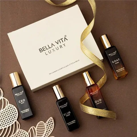 Bella Vita Organic Men's Luxury Perfume Gift Set (4x20ml) 1pack - photo 2