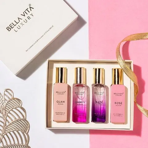 Bella Vita Organic Women's Luxury Perfume Gift Set (4x20 ml) 1pack - photo 2