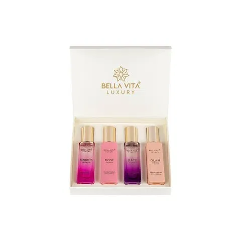 Bella Vita Organic Women's Luxury Perfume Gift Set (4x20 ml) 1pack