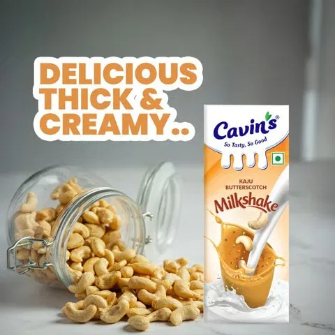 Cavin's Kaju Butterscotch Milkshake 170ml - photo 3