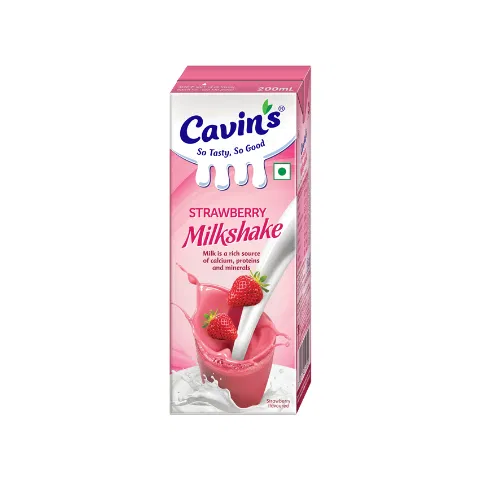 Cavin's Strawberry Milkshake 170ml