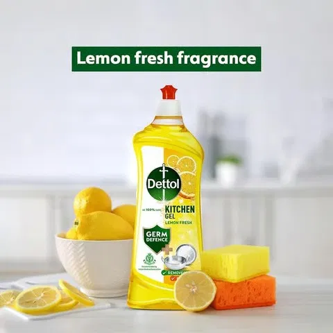 Dettol Lemon Fresh Dishwash Gel 750ml - photo 2