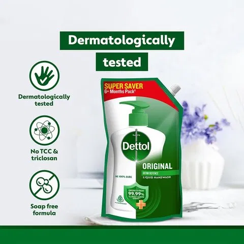 Dettol Original Hand Wash Refill Pouch 675ml - photo 3