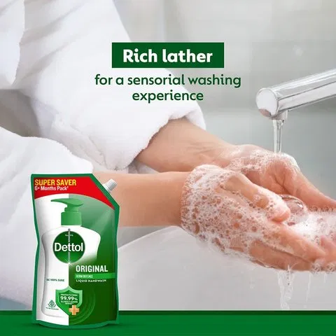 Dettol Original Hand Wash Refill Pouch 675ml - photo 4