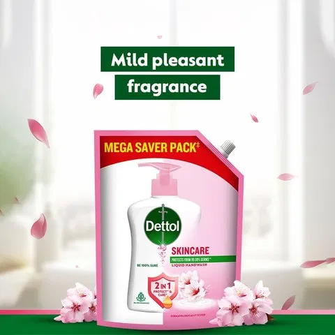Dettol Skincare Hand Wash Refill Pouch 1.35l - photo 2