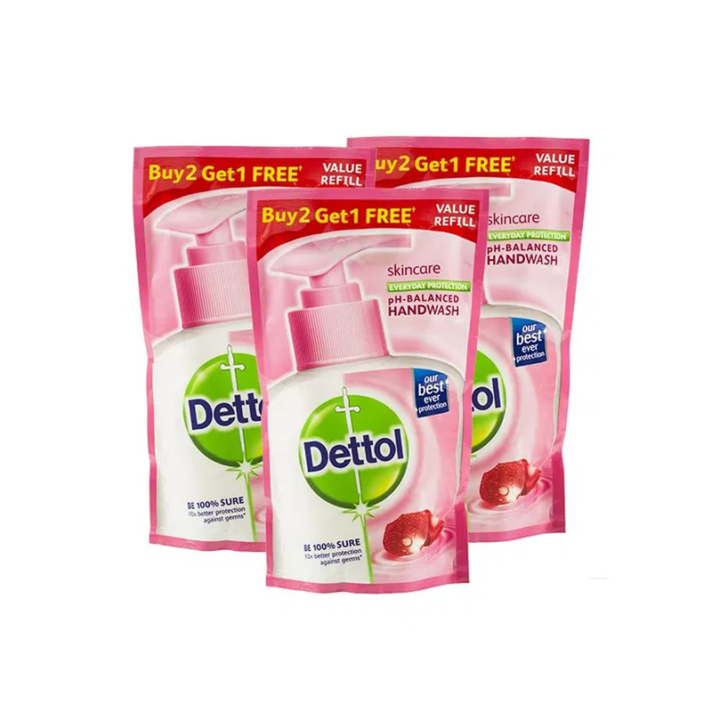 Dettol Skincare Handwash Refill 175ml (Buy 2 Get 1 Free) 525ml