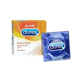 Durex Extra Dots Condom 3pcs