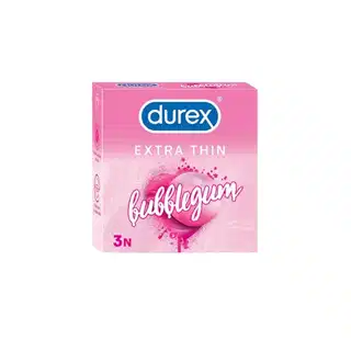 Durex Extra Thin Bubblegum Condom 3pcs