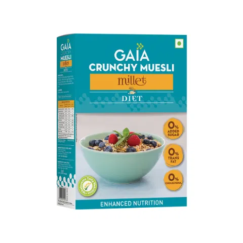 Gaia Crunchy Millet Diet Muesli 398g