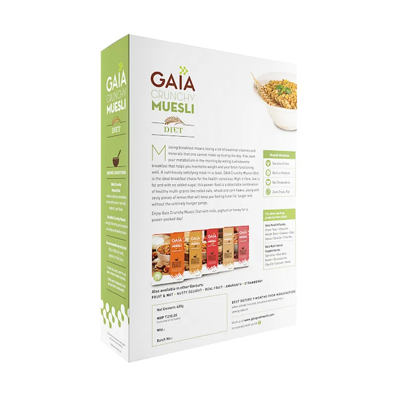 Gaia Crunchy Muesli Diet 400g - photo 2