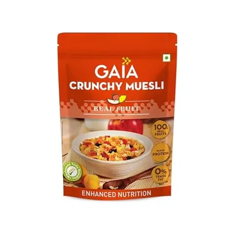 Gaia Real Fruit Crunchy Muesli 375g