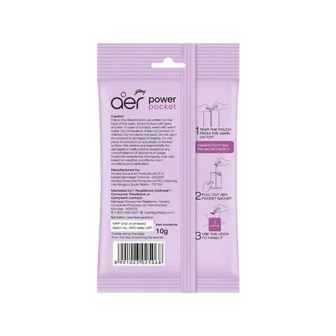 Godrej Aer Power Pocket Berry Rush Air Freshener 10g - photo 4