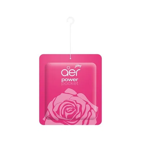 Godrej Aer Power Pocket Fresh Rose Blossomn Air Freshener 10g - photo 2