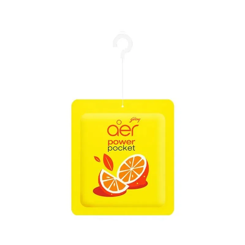 Godrej Aer Power Pocket Lemon Tangy Delight Air Freshener 10g - photo 2