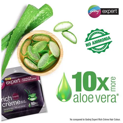 Godrej Expert Hair Colour for Women & Men (Burgundy) 20g - photo 4
