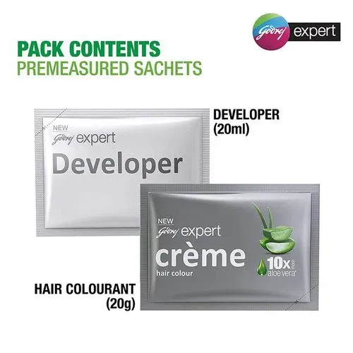 Godrej Expert Hair Colour for Women & Men (Burgundy) 20g - photo 5