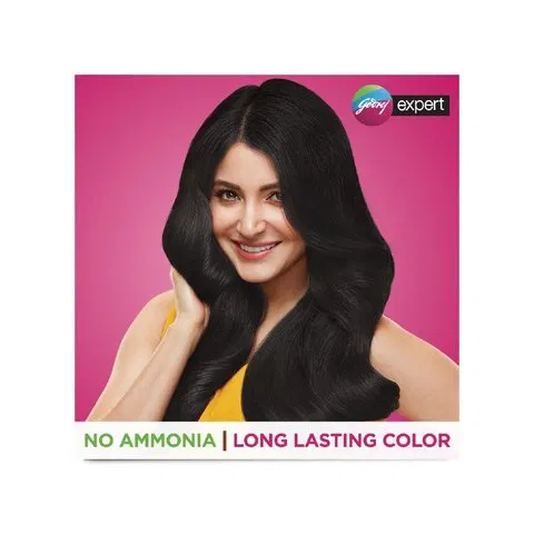 Godrej Expert Hair Colour for Women & Men (Natural Black) 20g - photo 5