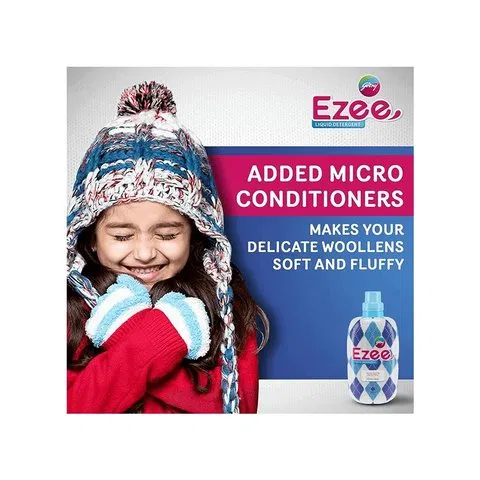 Godrej Ezee Woollen Liquid Detergent For Winterwear- Chiffon & Silks 1kg - photo 4