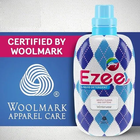 Godrej Ezee Woollen Liquid Detergent For Winterwear- Chiffon & Silks 1kg - photo 8