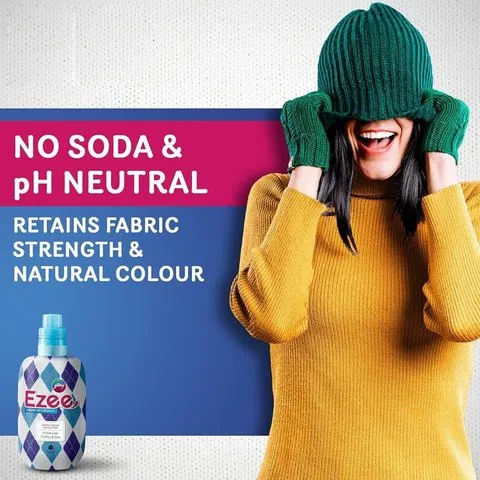 Godrej Ezee Woollen Liquid Detergent For Winterwear- Chiffon & Silks 500g - photo 3