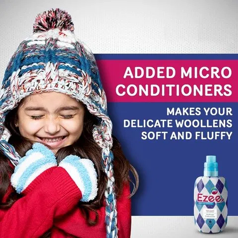 Godrej Ezee Woollen Liquid Detergent For Winterwear- Chiffon & Silks 500g - photo 4