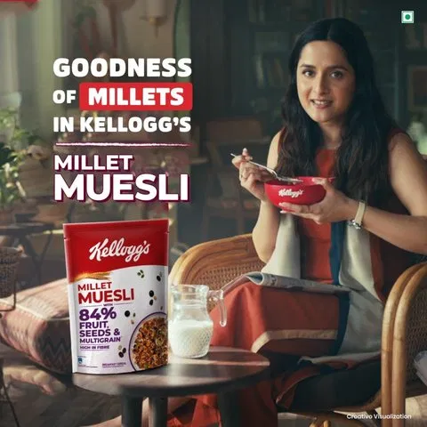 Kellogg's Millet Breakfast Cereal Muesli 500g - photo 5