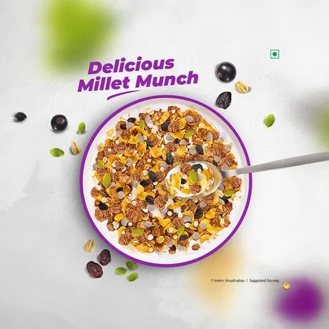 Kellogg's Millet Breakfast Cereal Muesli 500g - photo 8