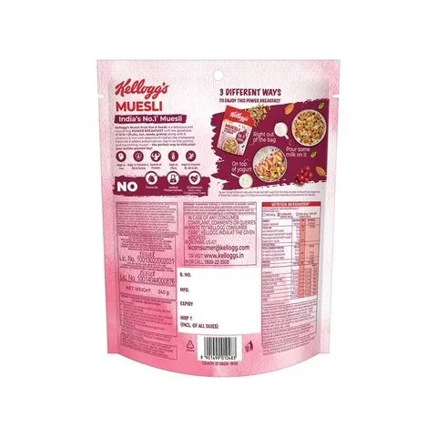 Kellogg's Muesli Fruit, Nut & Seeds 500g - photo 2