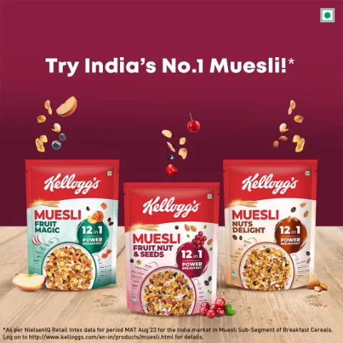 Kellogg's Muesli Fruit, Nut & Seeds 500g - photo 5