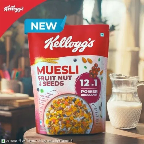 Kellogg's Muesli Fruit, Nut & Seeds 500g - photo 8