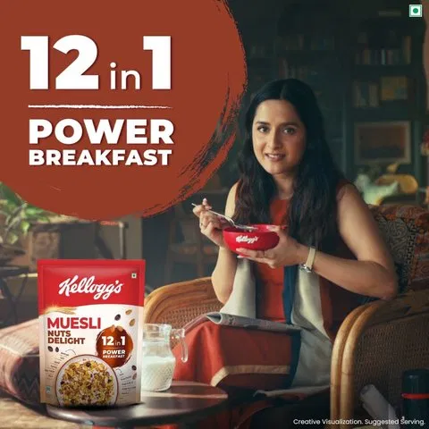 Kellogg's Muesli Nuts Delight, Breakfast Cereal 500g - photo 3