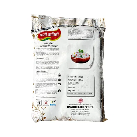 Nati Natini Long Grain Basmati Rice 20kg - photo 2