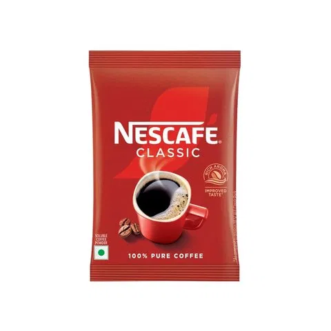 Nescafe Classic Instant Coffee Powder - 100% Pure Coffee Pouch 45g