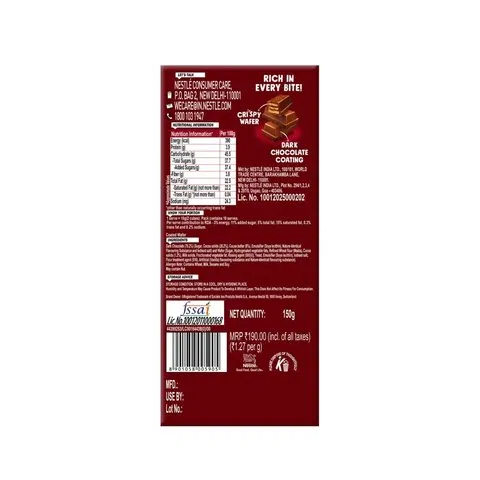 Nestle KitKat Dark Coated Wafer Chocolate 150g - photo 2