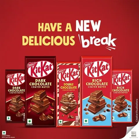 Nestle KitKat Dark Coated Wafer Chocolate 150g - photo 3