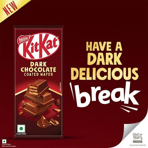 Nestle KitKat Dark Coated Wafer Chocolate 50g - photo 4