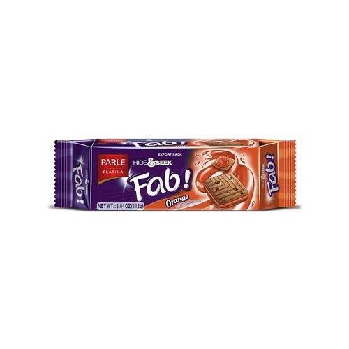 Parle Hide & Seek Fab Orange Cookies 112g