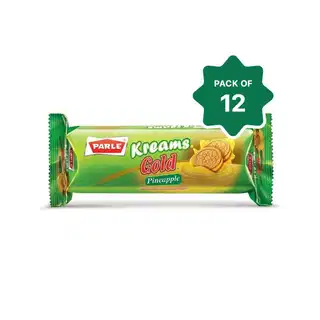 Parle Kreams Gold Pineapple Cookies