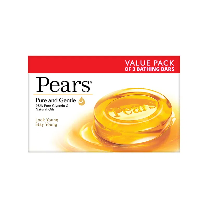 Pears Pure & Gentle Soap (Pack of 3) 125g