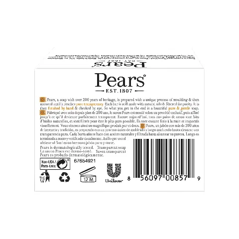 Pears with Glycerin & Natural Oils Bar Soap 125g - photo 2