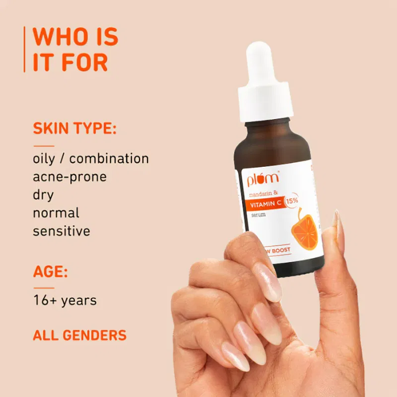 Plum 15% Vitamin C Serum for Face with Mandarin 20ml - photo 4
