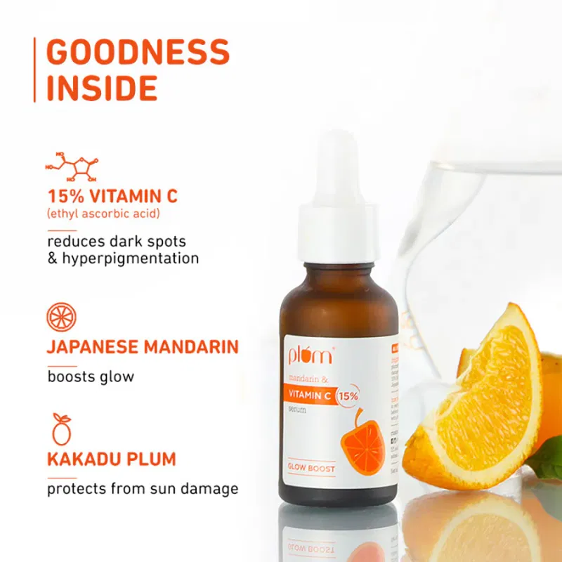 Plum 15% Vitamin C Serum for Face with Mandarin 20ml - photo 5