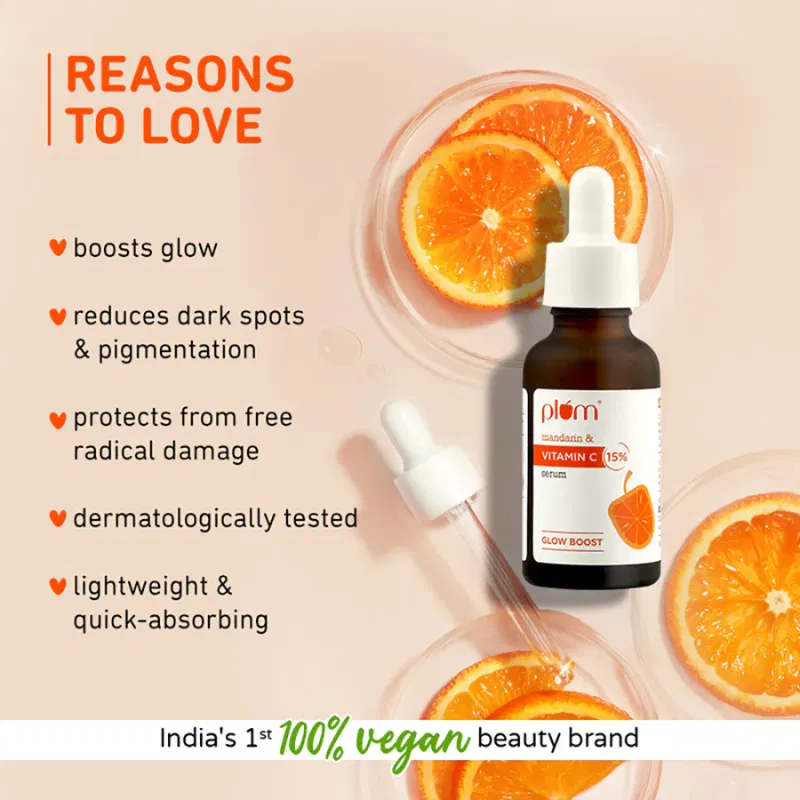 Plum 15% Vitamin C Serum for Face with Mandarin 20ml - photo 7