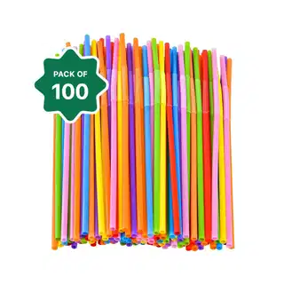 Premium Straw (Big Folding Plastic) (100pcs)