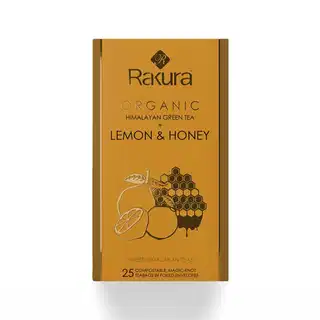 Rakura Organic Lemon & Honey Himalayan Green Tea (25Tea Bag) 37.5g