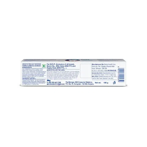 Sensodyne Fresh Mint Sensitive Toothpaste 150g - photo 4