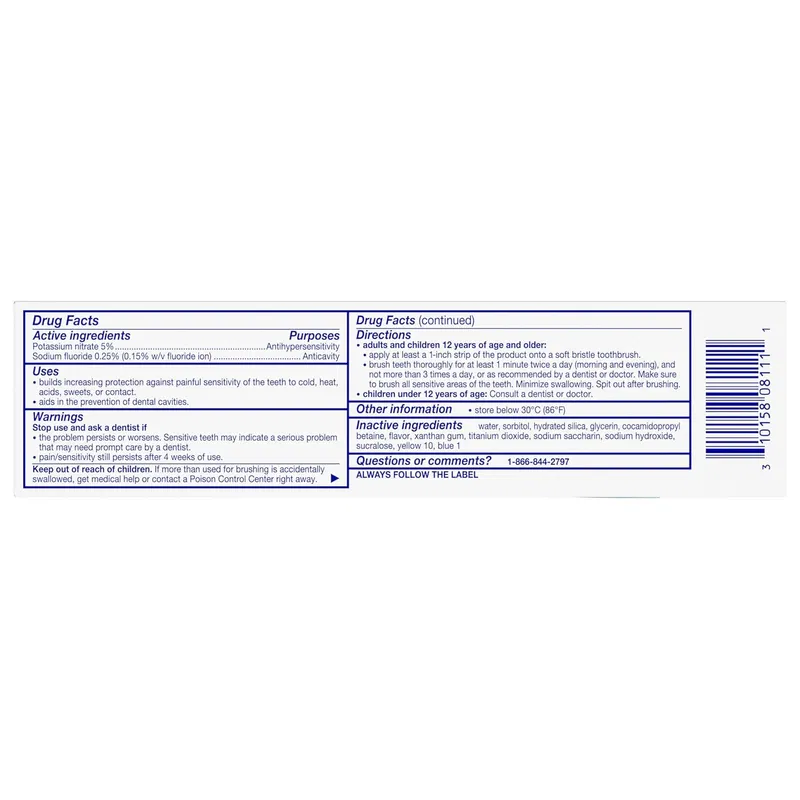 Sensodyne Fresh Mint Sensitive Toothpaste 75g - photo 8